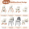 16-in-1 Convertible Baby High Chair with Removable Tray and 5-Point Harness-White
