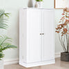 2-Door Pantry Cabinet with 6 Adjustable Shelves-White