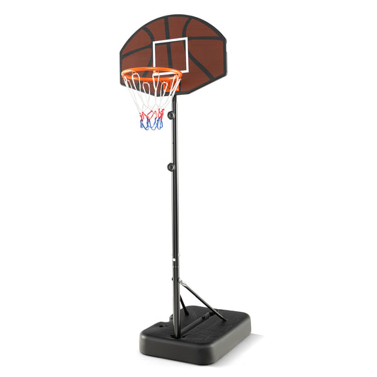 172-200cm Basketball Hoop Height Adjustable standing on a white background