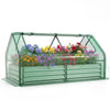174 x 84 x 30 cm Raised Garden Bed with Cover-Green