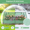 174 x 84 x 30 cm Raised Garden Bed with Cover-Green