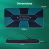 180 x 90 CM Poker Table Top with Water-repellent Surface-Green
