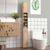 180CM Tall Freestanding Bathroom Cabinet with 2 Doors and 1 Drawer-Natural