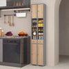 180CM Tall Freestanding Bathroom Cabinet with 2 Doors and 1 Drawer-Oak