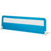 180CM Foldable Baby Bed Rail Guard with Removable Cover and Safety Strap-Blue