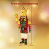 180 cm Lighted Nutcracker Pre-Lit Nutcracker with 236 LED Lights