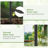 2-Pack 197 cm Garden Trellis for Climbing Plants-Black