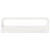 198 cm Long Adjustable Baby Bed Rail Guard with Extra Buckle-White