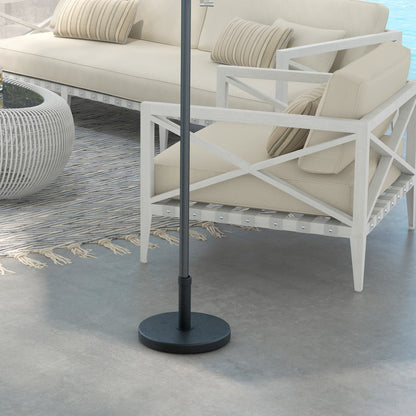 Outsunny 15kg Concrete Umbrella Parasol Base in Black