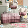 HOMCOM Kids Storage Unit, with Nine Drawers - Pink