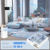HOMCOM 10000 BTU Air Conditioning Unit, 3-in-1 Portable Air Conditioner, Dehumidifier, Cooling Fan with Remote Control, Digital Display, 2 Speeds, 24H Timer, Window Venting Kit, 30m_