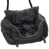 PawHut Dog Car Seat for Small Dogs with Fixed Buckle, Safety Leash, Washable Cover, 58 x 45 x 28 cm, Black