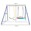 Kids Double Swing Set for Garden Playground (Without Swing Frame)