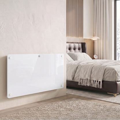 HOMCOM 1500W Smart Panel Heater Wall Mounted & Freestanding in White