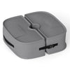 2-Pack 40 kg Umbrella Base Weight Sandbags-Grey