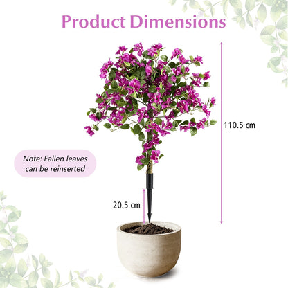 2 Pack Bougainvillea Artificial Trees with Stable Ground Spike
