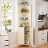 2-Piece Bathroom Cabinet Set with Fluted Doors, Corner & Wall Cabinet