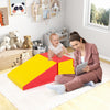 2-Piece Step and Slide Climber for Infants and Toddlers-Yellow