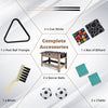 2-in-1 Swivel Game Table for Teens Adults-Brown