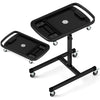 2-in-1 Rolling Tool Tray with Detachable Part Tray-Black