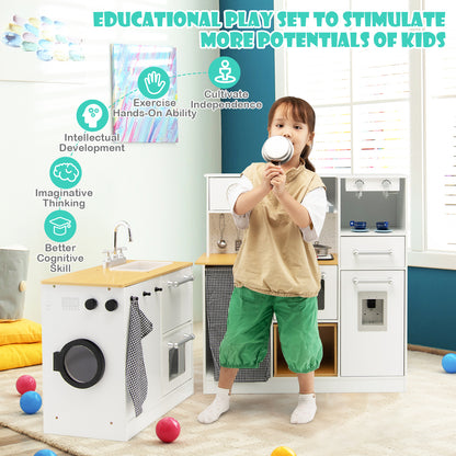 Educational benefits of the play kitchen set for children's development