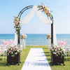 200cm Garden Arch Trellis with 2 Planter Boxes for Climbing Plants