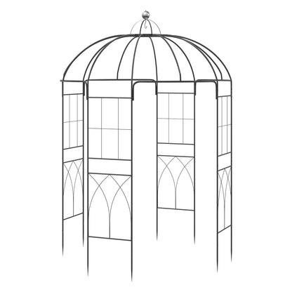 203 x 203 x 296 cm Birdcage Shape Metal Gazebo Pergola