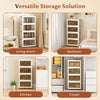 208L Stackable Plastic Collapsible Storage Bins with Lids