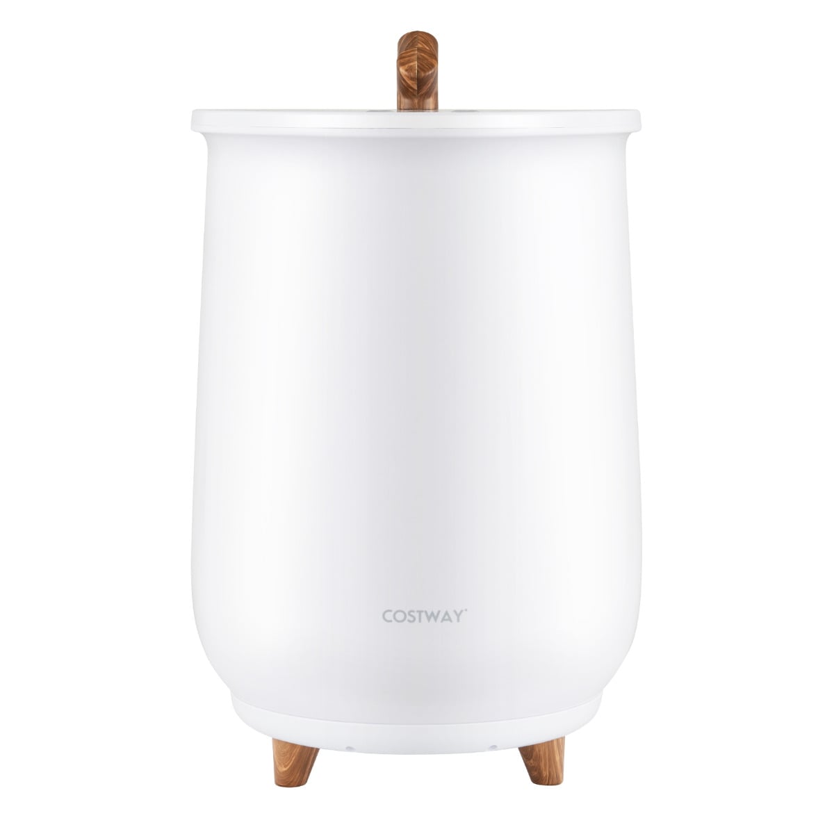 20L Large Luxury Bucket-Style Towel Warmer with Fragrant Disc Holder-White