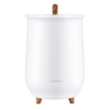 20L Large Luxury Bucket-Style Towel Warmer with Fragrant Disc Holder-White