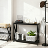 Entryway Set with Console Table Folding Suitcase Stand and Modern Coat Stand Hanger