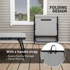 Outsunny Set of Two Reclining Sun Loungers - Light Grey