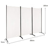 3 Panel Folding Room Divider-Beige