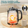 HOMCOM Polished Retro 40-100Â°C Kettle and Toaster Set - Black