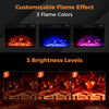 23” Electric Fireplace 750W/1500W Fireplace Insert