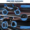 24V 2-Seater Ride On UTV for Kids 4WD/2WD Switchable with Remote & Music