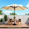25 kg Water and Sand Weighted Umbrella Base for Poolside-Black