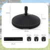 25 kg Water and Sand Weighted Umbrella Base for Poolside-Black