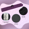 270CM Folding Balance Beam with Solid Wood Base and Anti-slip Bottom-Purple