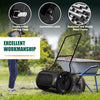 27 Inch Compost Spreader with Upgrade U-shaped Handle-Black