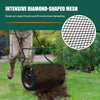 27 Inch Compost Spreader with Upgrade U-shaped Handle-Black