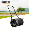 27 Inch Compost Spreader with Upgrade U-shaped Handle-Black