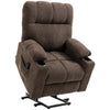 HOMCOM Electric Riser and Recliner Chair for Elderly, Power Lift Recliner Chair with Remote Control, Dark Brown