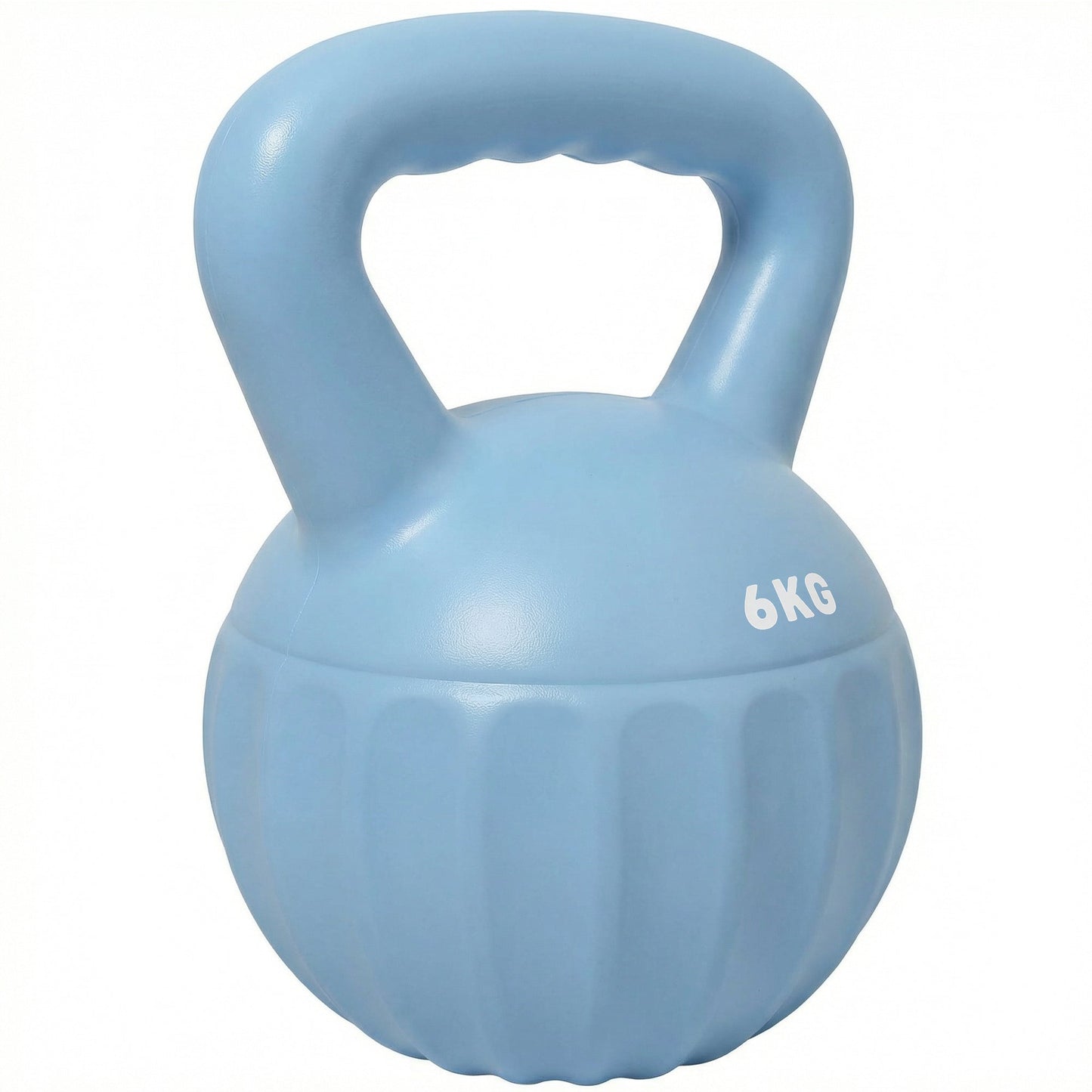 SPORTNOW Kettlebell لتدريب القوة، جرس غلاية بمقبض غير قابل للانزلاق 6 كجم أزرق