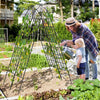 2/4 Pack 180 cm x 50 cm Metal Garden Trellis Decorative for Climbing Plants-2 Pack