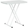 Outsunny Minimal Folding Outdoor Table - White
