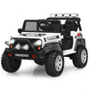 2-Seat Kids Ride on Truck with Parent Remote Control-White