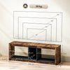 HOMCOM TV Stand Cabinet with LED Lights and Remote Control for TVs up to 65