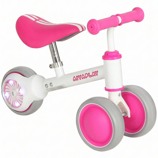AIYAPLAY Balance Bike for Kids 1-2 Years in Pink