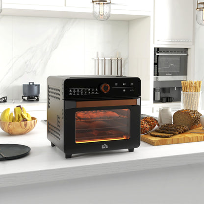 HOMCOM Air Fryer Oven in Black